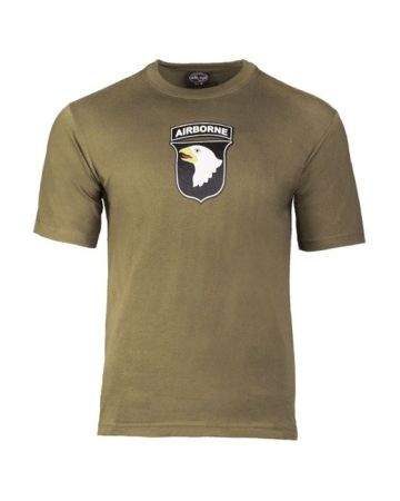 T-Shirt 101ST AIRBORNE – Olivgrün