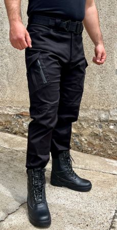 Summer, cotton tactical pants, Gendarmerie, security - black