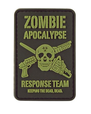Petic / Emblema Velcro - &quot;Zombie Apocalypse&quot;