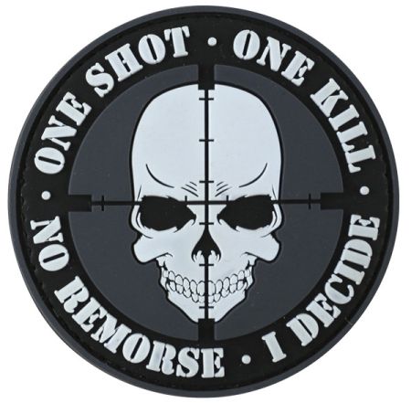 Petic / Emblema Velcro  - &quot;One Shot, One Kill&quot;