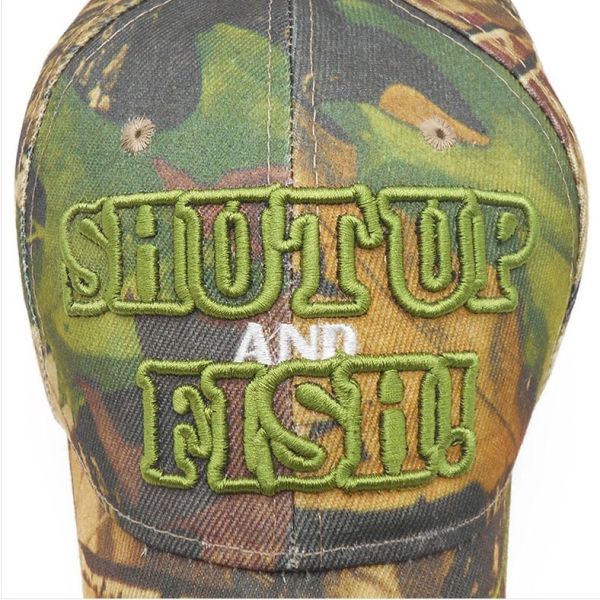 Καπέλο κυνηγιού  τύπου "μπέιζμπολ" -  Shut Up Fish