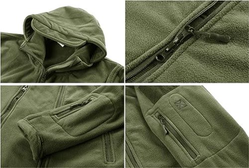 Τακτικό hoodie τζάκετ Recon- Πράσινο της ελιάς