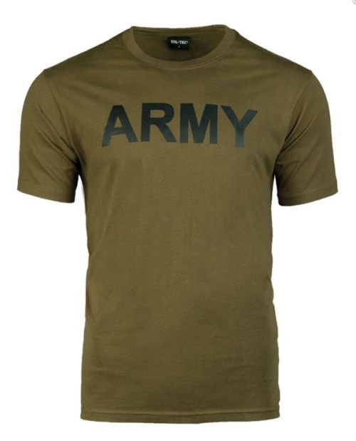 Тениска "Army",  Военно зелено 