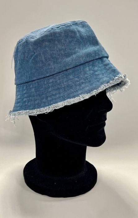 Hat with brim - Blue