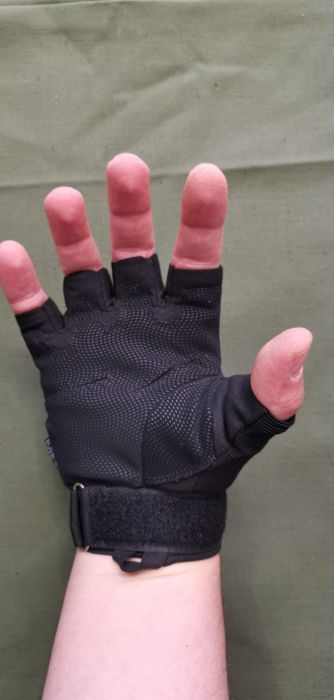 Taktische fingerlose Handschuhe - PRO, Schwarz