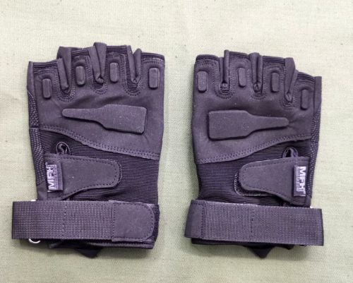 Τακτικά γάντια χωρίς δάχτυλα - PRO, Μαύρο
