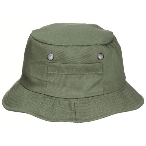 Рибарска шапка с периферия - Маслинено зелен