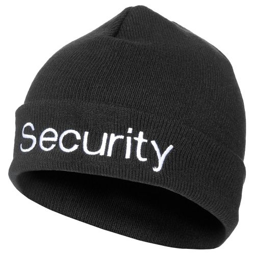 Hut Acryl "Security" - schwarz
