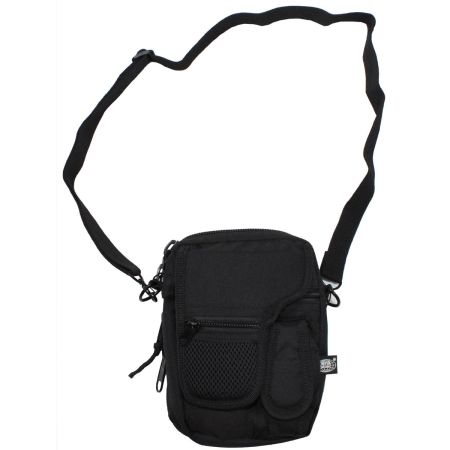 Тактическа чанта за през рамо със сваляем кобур - Черен