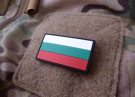 Велкро патч - Български флаг - PVC