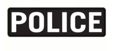 PVC Патч Police