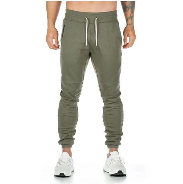Sports pants - Olive green