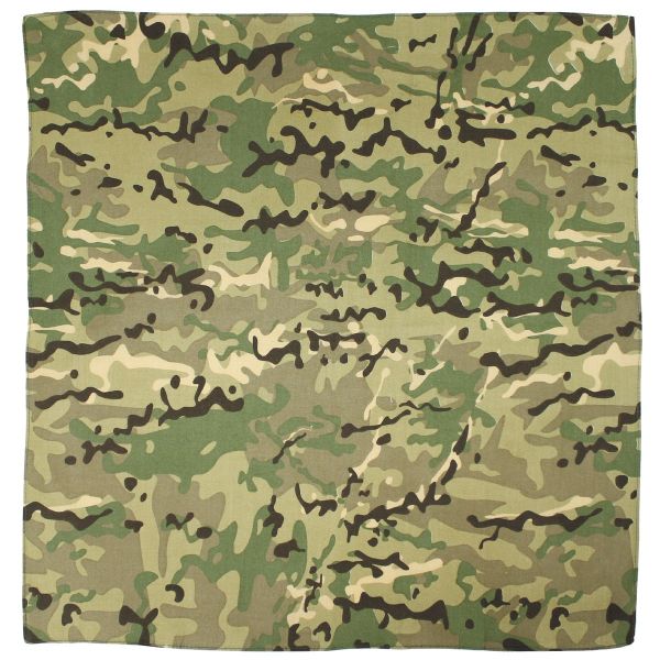Bandana, 55 x 55 cm, Baumwoll-Einsatz-Camouflage