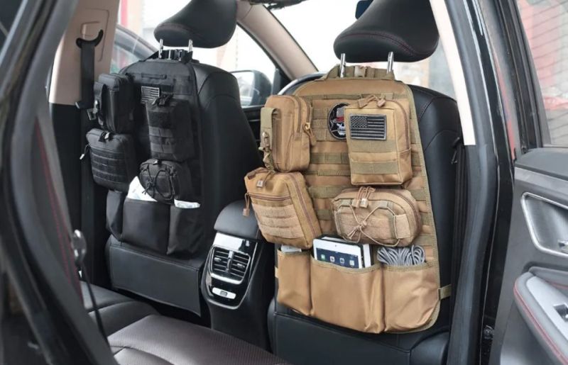 Militärischen Stil Autositz Hängen Organizer Taktische Taschen Klettpatch 5  Farben erhältlich - .de