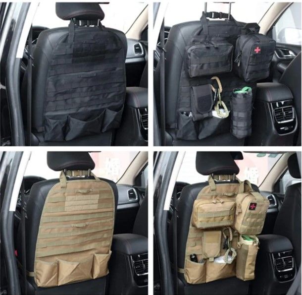 Auto Rücksitz Organizer Taktische Zubehör Armee MOLLE-Kompatibel