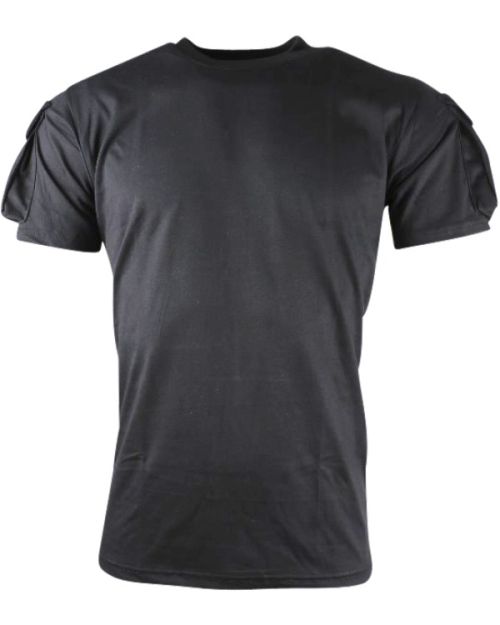 Taktisches T-Shirt mit kurzen Ärmeln - Schwarz