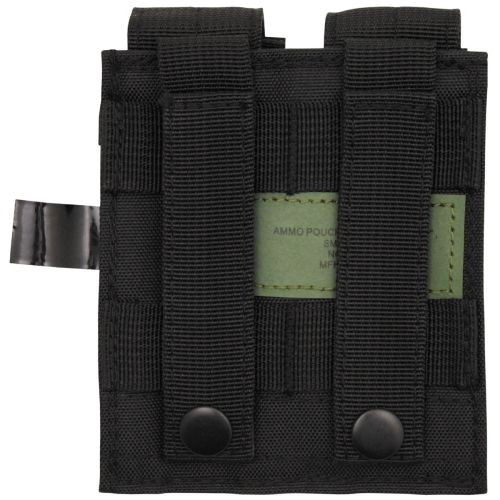 Ammo Pouch, double, small, "MOLLE", black