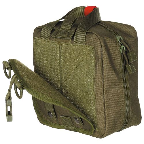 Pouch, First Aid, large, "MOLLE", OD green
