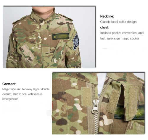 Children's camouflage uniform