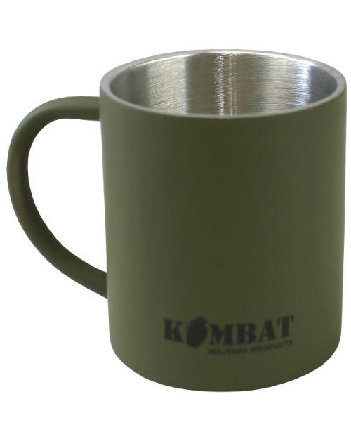 Stainless Steel Mug Kombat 330ml - Olive Green