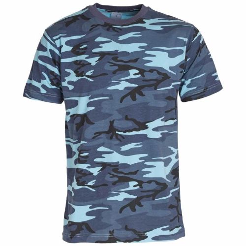 T-shirt - Blue Camo