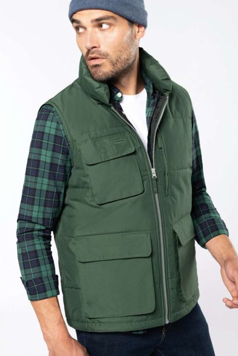 Quilted Bodywarmer Forest - Olive green