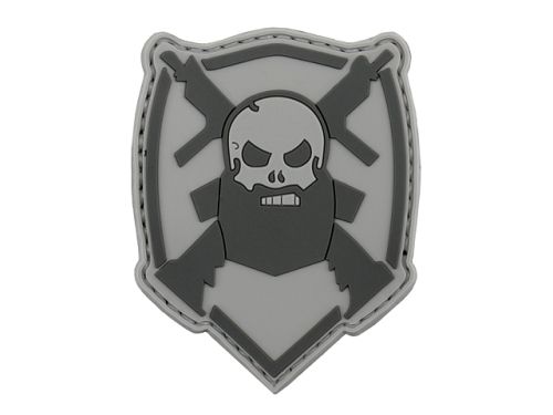 PVC tactical patch - BEARDED SKUL