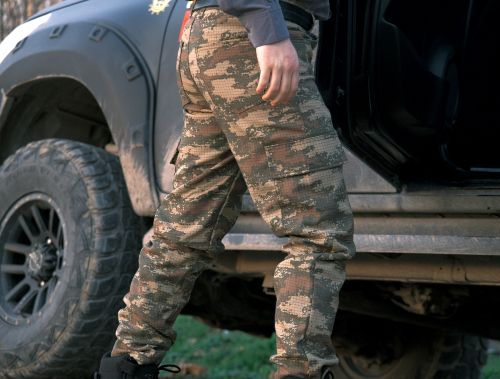 Winter quilted pants- Camo