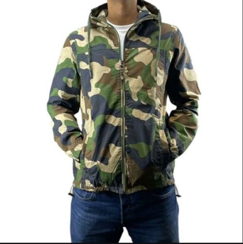 Men's lightweight raincoat, jacket - Camouflage