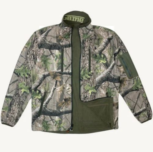 Double-faced jacket HB211 GAME - Camouflage / Green