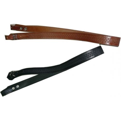 Leather Hunting Rifle Strap Brown / Black
