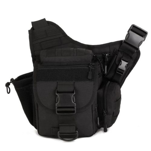Чанта за през рамо Tactical - Черен / Зелен