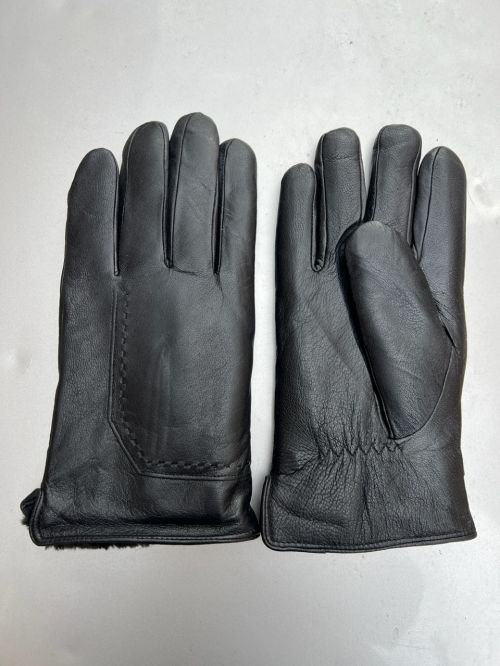 Grain leather gloves